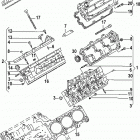 3.0L TDI 225 V6 CEZ000201 & Up Головка блока цилиндров, с крышкой