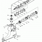 ALPHA ONE SS            1986-1989 ALL THRU none Driveshaft housing and gear assy(alpha one-ss)