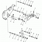 454 MAG. ALPHA GM 454 V-8 1986-1988 0A631894 THRU 0B785148 Shift bracket(old design)