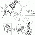 496 MAG (Base Model) 0W650000 THRU 1A066165 Cooling system, fresh water components
