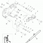 262 MAG (TBI)(GEN+) 0F803800 THRU 0K999999 Shift bracket(alpha engines)