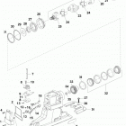 BRAVO THREE 0M100001 THRU 0W249999 Universal joint and shifter components(standard)