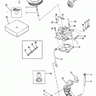 165 (2 BBL.)  MERCURY 224 I/L4  1987 0B434941 THRU 0B774251 Carburetor and fuel pump(180-190-3.7l  /  lx)