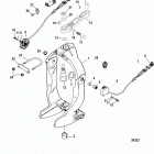 BRAVO TWO 0W250000 & Up Gimbal ring and steering lever, axius