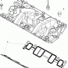 4.3L CARB ALPHA/BRAVO 0W650000 THRU 1A063239 Впускной коллектор