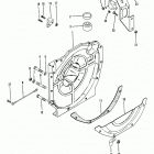165 (2 BBL.)  MERCURY 224 I/L4  1987 0B434941 THRU 0B774251 Flywheel housing