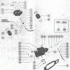 280-TRS    1975-1976 4203750 THRU 4895399 Gimbal housing and bell housing