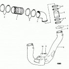 262 MAG (TBI)(GEN+) 0F803800 THRU 0K999999 Exhaust sytem(use with two piece manifold)