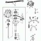 5.7L EFI (2 BBL.-TBI)    GM 350 V-8 1996 0F752400 THRU 0K001505 Distributor and ignition components