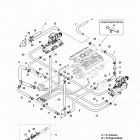 350 MAG MPI ALPHA/BRAVO 0M600000 THRU 0W059999 Standard cooling system(single and 3 point drain)