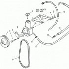 454 MAG. BRAVO GM 454 V-8 1988-1992 0B721206 THRU 0D805068 Power steering components