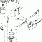 454 EFI  (GEN. V)     GM 454 V-8 1994-1996 0F115700 THRU 0F802349 Oil filter and adaptor(502) (s  /  n f114528 & bel...