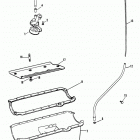 454 MAG. BRAVO (GEN. V) GM 454 V-8 1995-1996 0F305000 THRU 0F801699 Oil pan and oil pump
