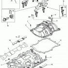 4.3L MPI  ALPHA/BRAVO 0M615000 THRU 0W309999 Intake manifold and fuel rail