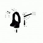 ALPHA ONE SS            1986-1989 ALL THRU none Gimbal ring and steering lever(iii-iv-v) (1st desi...