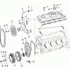502 MAG. BRAVO GM 502 V-8 1990-1992 0C878221 THRU 0D824588 Intake manifold and front cover