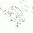 350 MAG. ALPHA (4 BBL.)    GM 350 V-8 1997 0K001527 THRU 0K999999 Flywheel housing