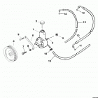 502 MAG. MPI BRAVO (GEN VI) GM 502 V-8 0L085433 THRU 0M024999 Power steering components