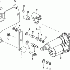 4.5L MPI 250 Alpha/Bravo 2A441953 & Up Shift bracket, digital throttle and shift