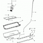 350 MAG. BRAVO MPI   GM 350 V-8 1995 0F415189 THRU 0F601999 Oil pan and oil pump