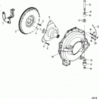 4.3L MPI  ALPHA/BRAVO 1A030370 THRU 1A063239 Flywheel, coupler and flywheel housing