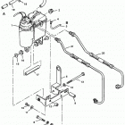 5.7L EFI (2 BBL.-TBI)    GM 350 V-8 1996 0F752400 THRU 0K001505 Vapor separator tank and fuel lines