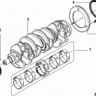 2.0L ES 130 70002130 THRU 70015639 Коленвал