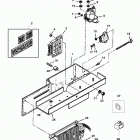 5.7L EFI (2 BBL.-TBI)    GM 350 V-8 1996 0F752400 THRU 0K001505 Electrical box and components