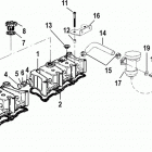CMD 2.8 EI 165 88005001 THRU 88005167 Rocker cover