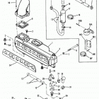 3.0L    GM 181 I/L4  1990-1994 0C856559 THRU 0F353099 Exhaust manifold and water system(one piece manifo...