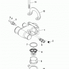 4.3L MPI  ALPHA/BRAVO 0M300000 THRU 0M614999 Thermostat and housing(multi point drain)