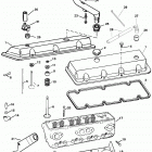 7.4LX BRAVO (MPI)(GEN. VI)  GM 454 V-8 1996-1997 0F802000 THRU 0K999999 Cylinder head and rocker cover