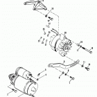 454 MAG. BRAVO (GEN. V) GM 454 V-8 1995-1996 0F305000 THRU 0F801699 Starter and alternator