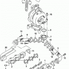 3.0L TDI 225 V6 CEZ000201 & Up Выпускной коллектор