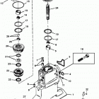 BRAVO TWO 0F730000 THRU 0M100000 Driveshaft housing and drive gears(diesel engine)