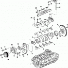 496 MAG (Base Model) 1A350679 & Up Block, crankshaft, oil pump and front cover