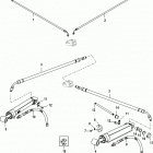 ALPHA ONE (GEN.II)    1998 AND UP 0L100040 & Up Trim cylinders and hydraulic hoses