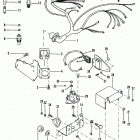 4.3LX  (GEN II) (4 BBL.)    GM 262 V-6 1992-1993 0D714370 THRU 0F001219 Wiring harness and electrical components