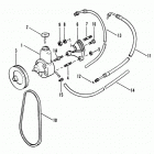 165    (2 BBL.)  MERCURY 224 I/L4 1987 0B434941 THRU 0B774251 Power steering components