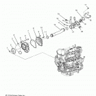 T16AAS/AAP SLINGSHOT ALL OPTIONS Engine, cooling, water pump related parts