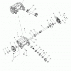 T16AAS/AAP SLINGSHOT ALL OPTIONS Drive train, right angle gearcase asm.