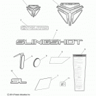 T15AAS/AAP SLINGSHOT ALL OPTIONS Body, emblems and reflectors