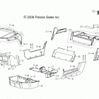R14VA17AA/AF RZR 170 Body, hood, bumpers, panels, floor and rack