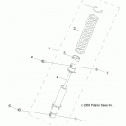 R14VA17AA/AF RZR 170 Suspension, shock, front