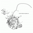 Z16VDE92NH RZR XP TURBO, MD Крепеж КПП