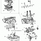 Z16VDE92NH RZR XP TURBO, MD Engine, crankcase and crankshaft