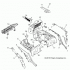 Z16VDE99FM/NM RZR XP 1000 EU/MD Body, rear rack and fenders