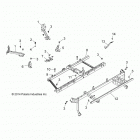 Z15VAA87/E87/X87 RZR 900 50/55 INCH ALL OPTIONS Chassis, main frame mounts