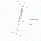 Z16VHA57A2/EAK/AS RZR 570 Suspension, front shock mounting