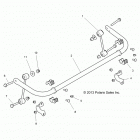 Z15VDE99FV RZR XP 1000 INTL Suspension, stabilizer bar, rear